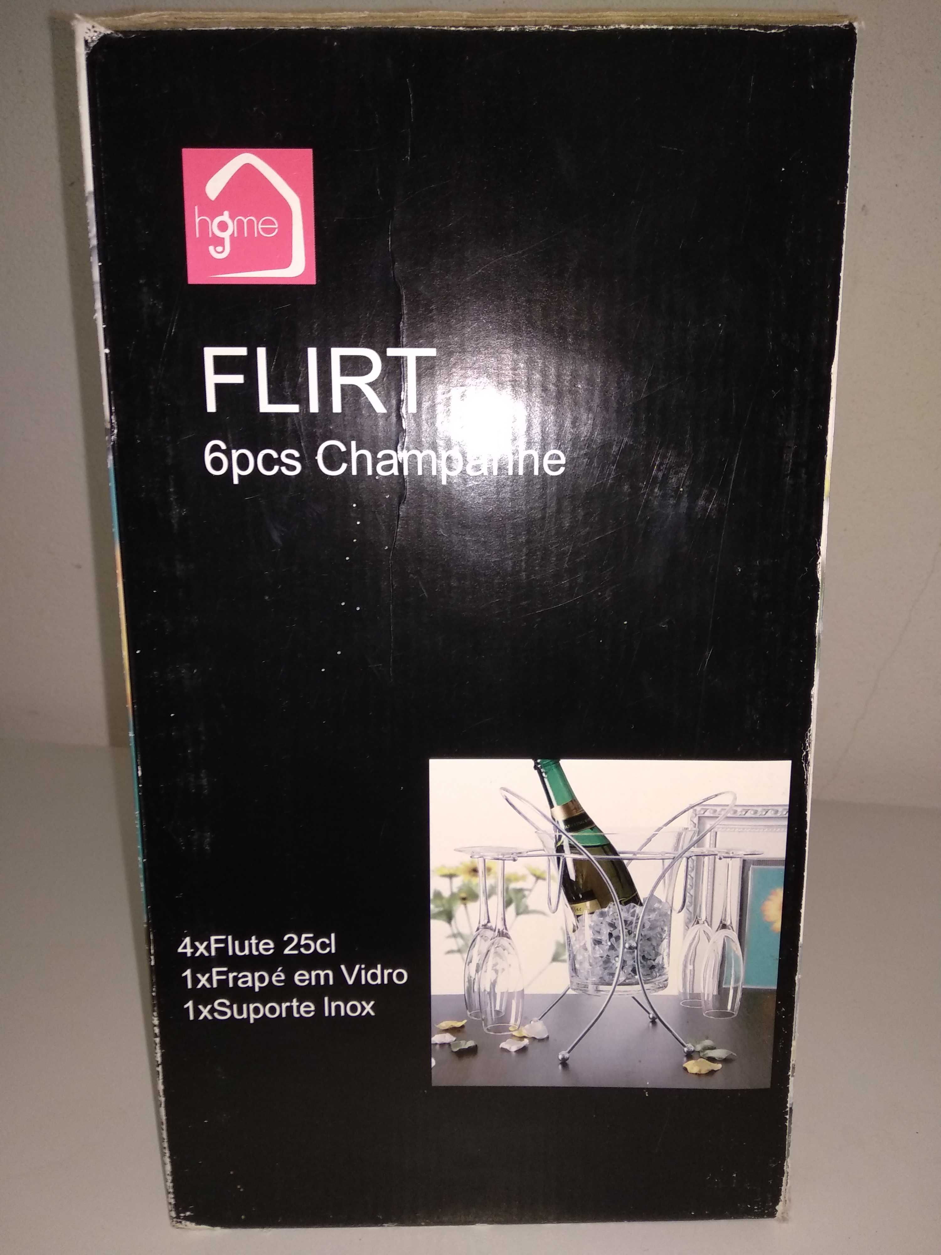 Frapé para Champanhe com copos Flute NOVO