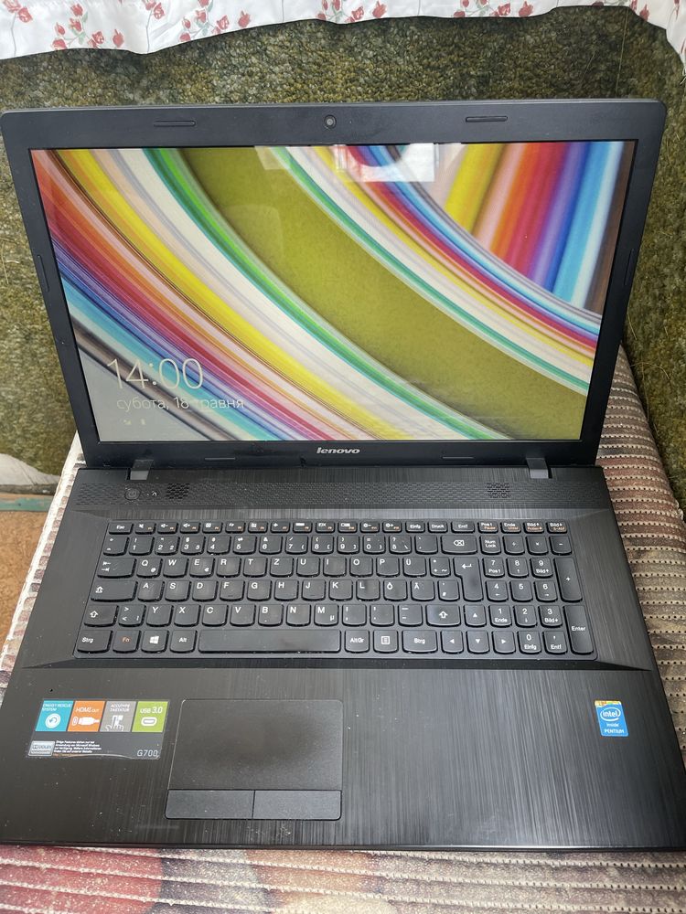 Ігровий lenovo g 700, 17 дюймів, все працює, 8 ггб озу, 500 диск