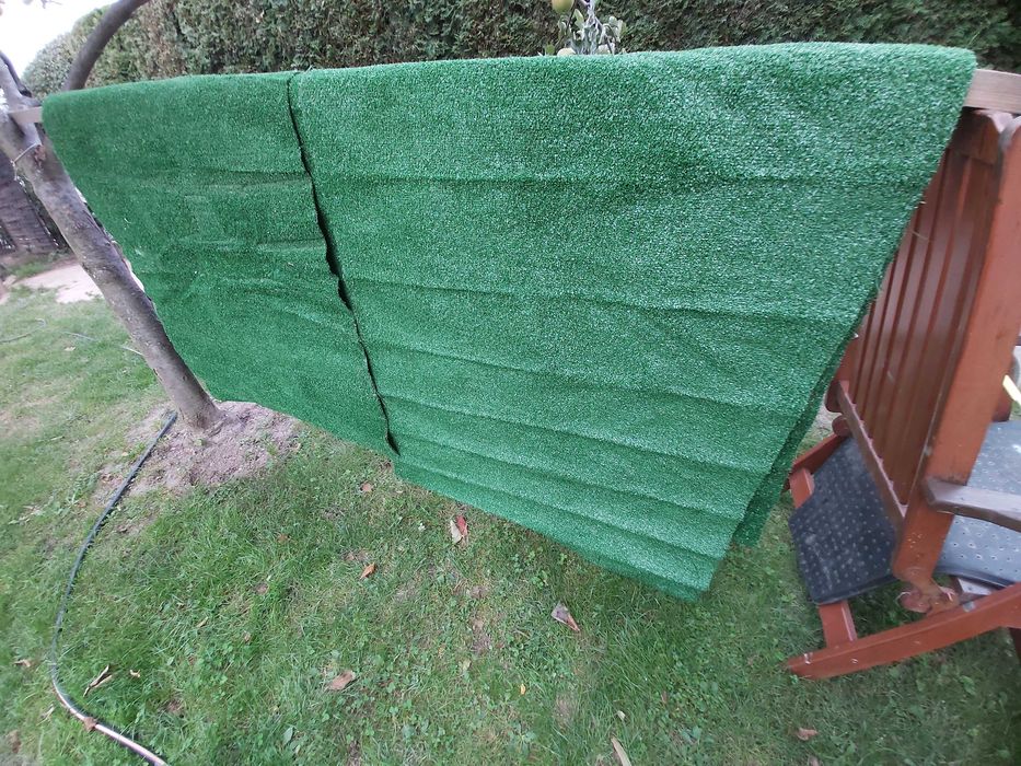Sztuczna trawa gotowe odcinki po 2 m szerokie na 1m