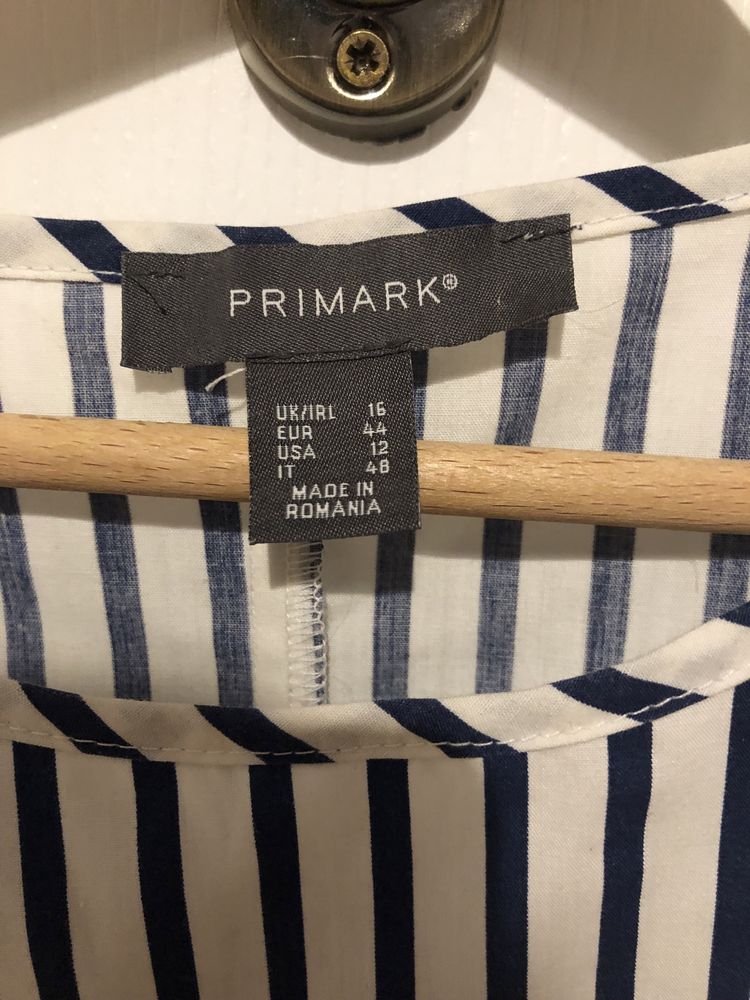 Koszula w paski biało garanatowa