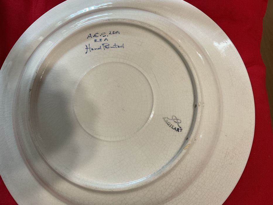 Prato decorativo caravela portuguesa