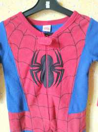 Spiderman kostium, strój, przebranie, špioszki na 3-4 lata polar
