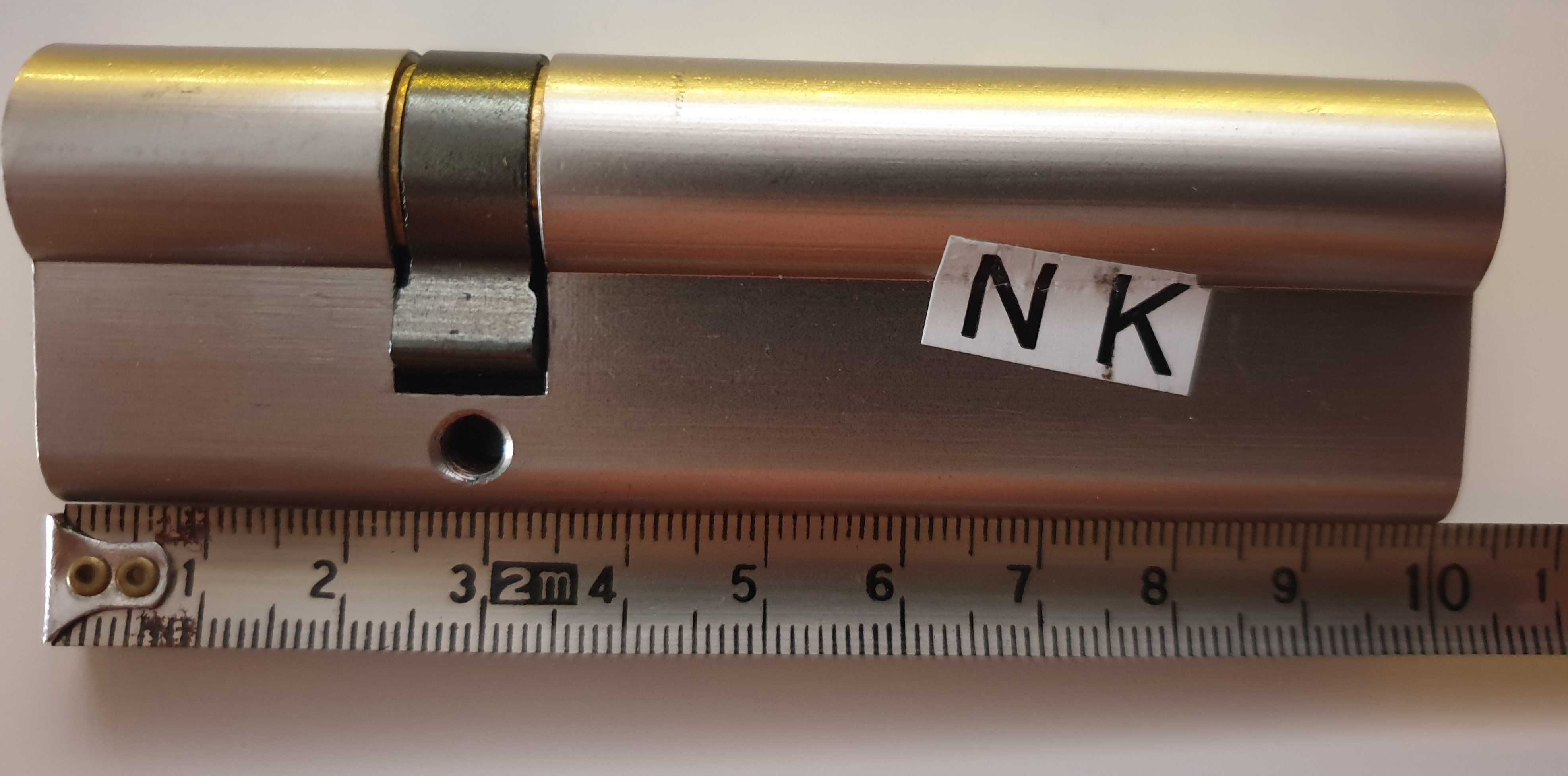 Cilindro de perfil europeu Potent Secur 32 niquelado 100mm (30X70mm)