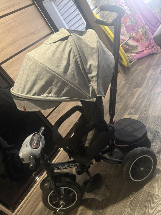 Детский велосипед с родительской ручкой