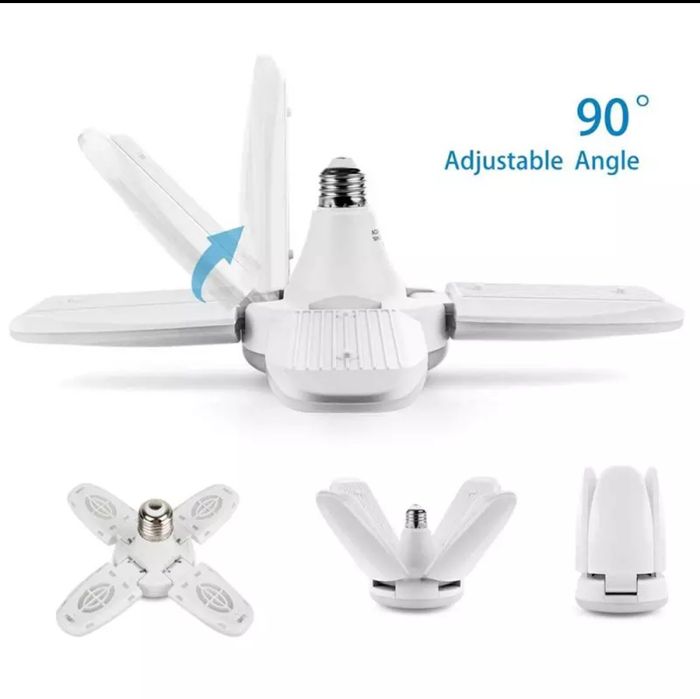 Garażowa magazynowa żarówka LED E27 3800LM bardzo mocna