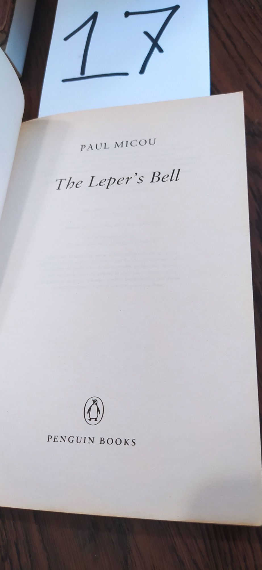 The Leper's Bell Paul Micou