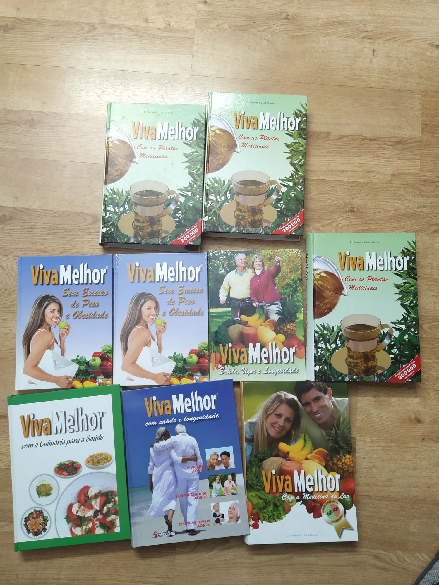 Coleção livros "Viva Melhor" COMO NOVOS