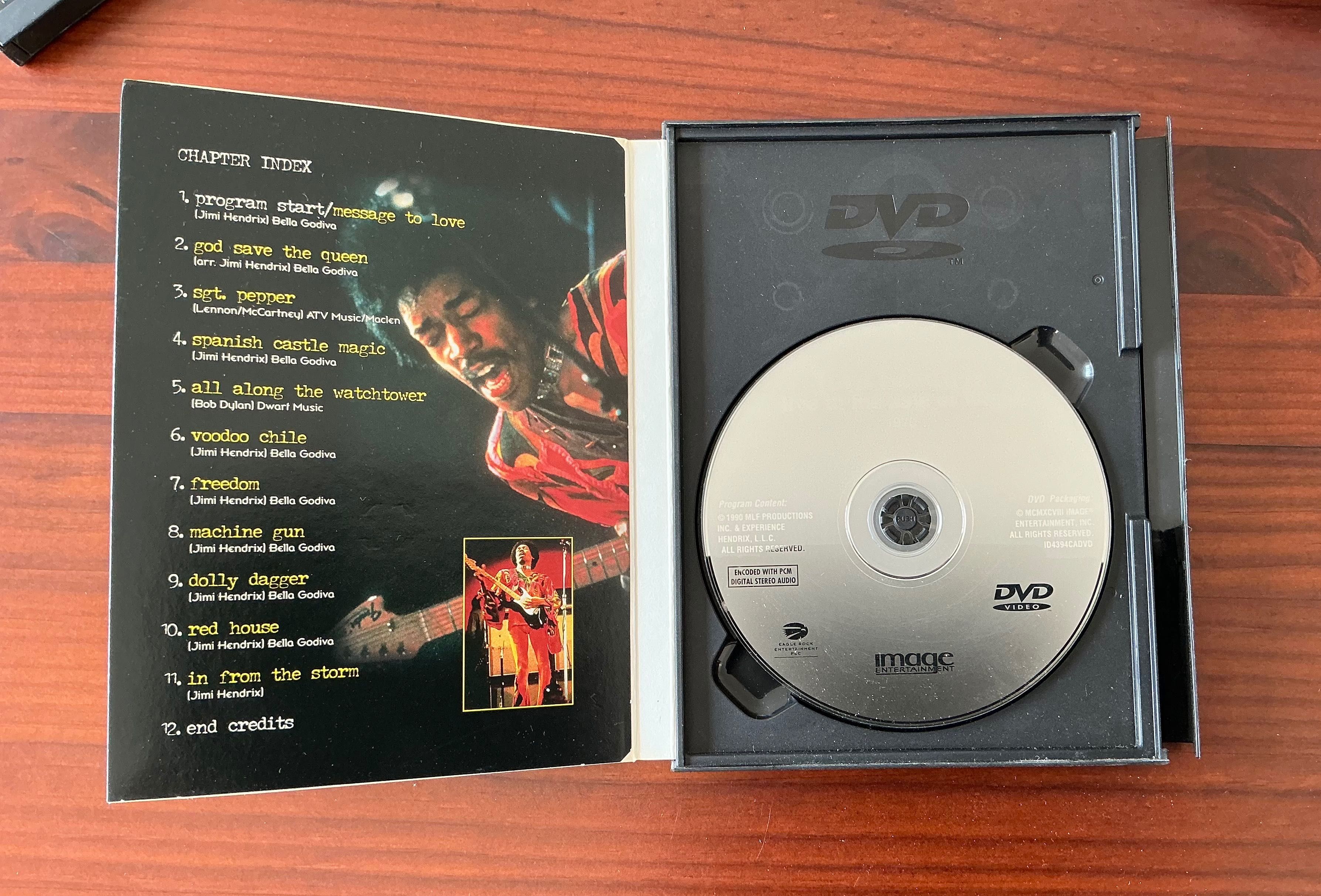 03 DVD's do Jimi Hendrix - preço IMBATÍVEL!!