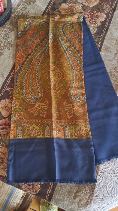 Pelo szal jedwab/wełna