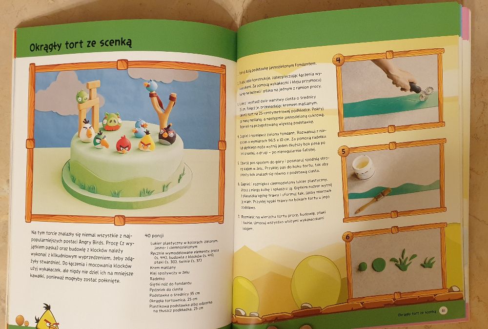 Książka "Wyjątkowe torty Angry Birds" * nowa + gratis