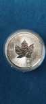 Moeda de prata fina Maple Leaf