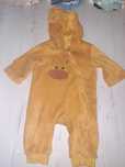 Pijama de inverno SHEIN girafa amarela para bebé dos 6 aos 9 meses