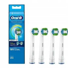 BRAUN 4 SZT końcówki do  szczoteczki ORAL-B PRECISIONCLEAN Oryginalne