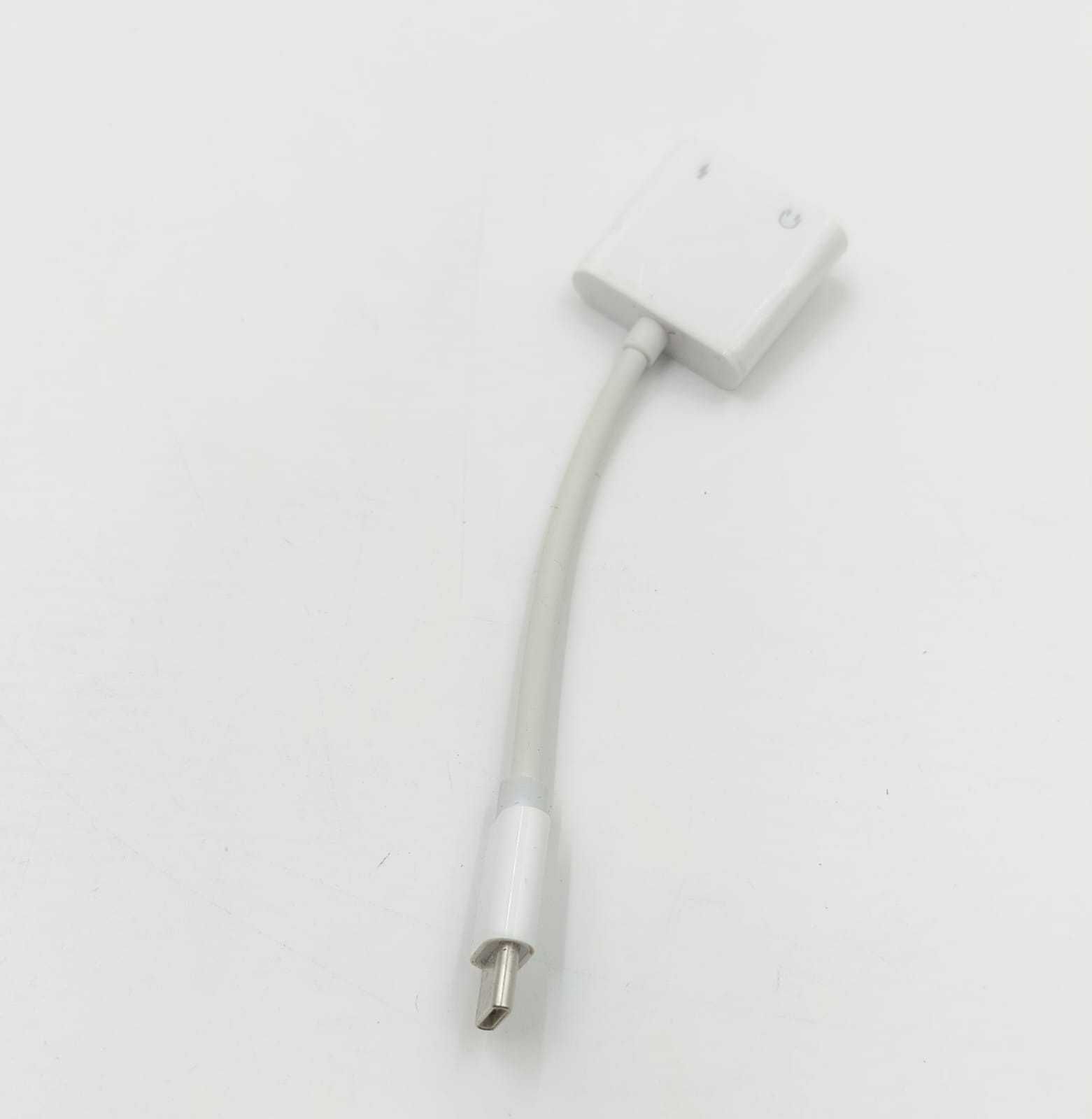 Adapter audio mini Jack żeński 3.5mm i USB-C męski do USB-CM biały
