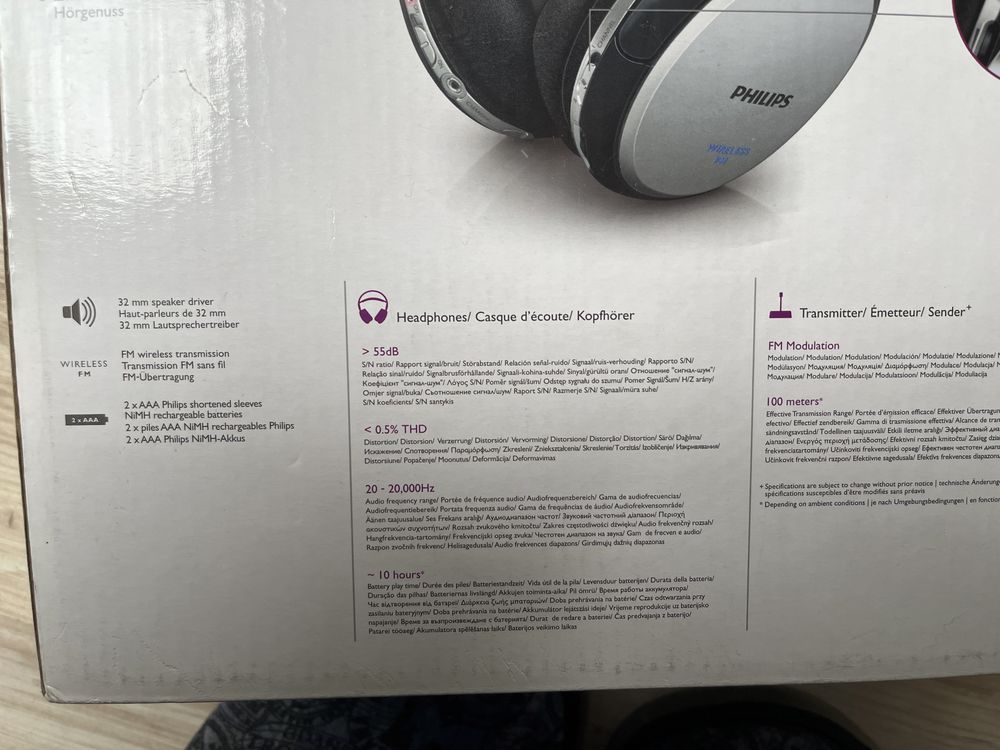 Słuchawki bezprzewodowe nauszne Philips SHC5100