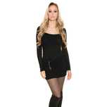 Camisola bolero preta Luciana
