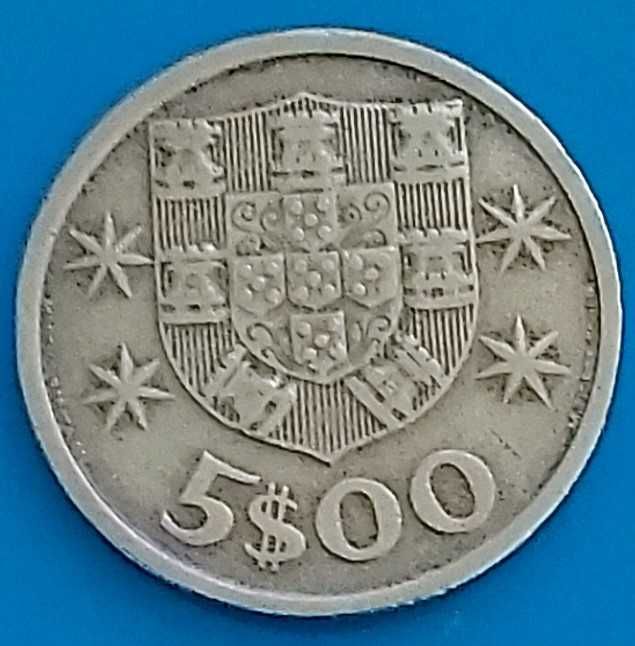 5$00 de 1966 Republica Portuguesa