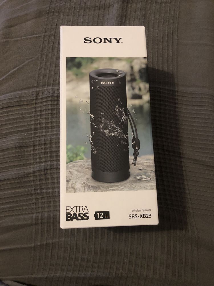 Coluna Sony SRS-XB23 Extra Bass - Nunca usada