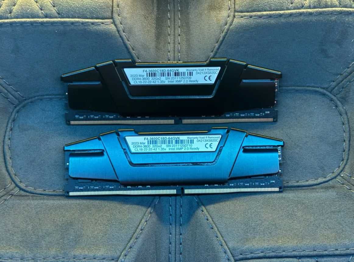G.Skill Ripjaws V 64GB (2×32GB) DDR4 3600 MHz