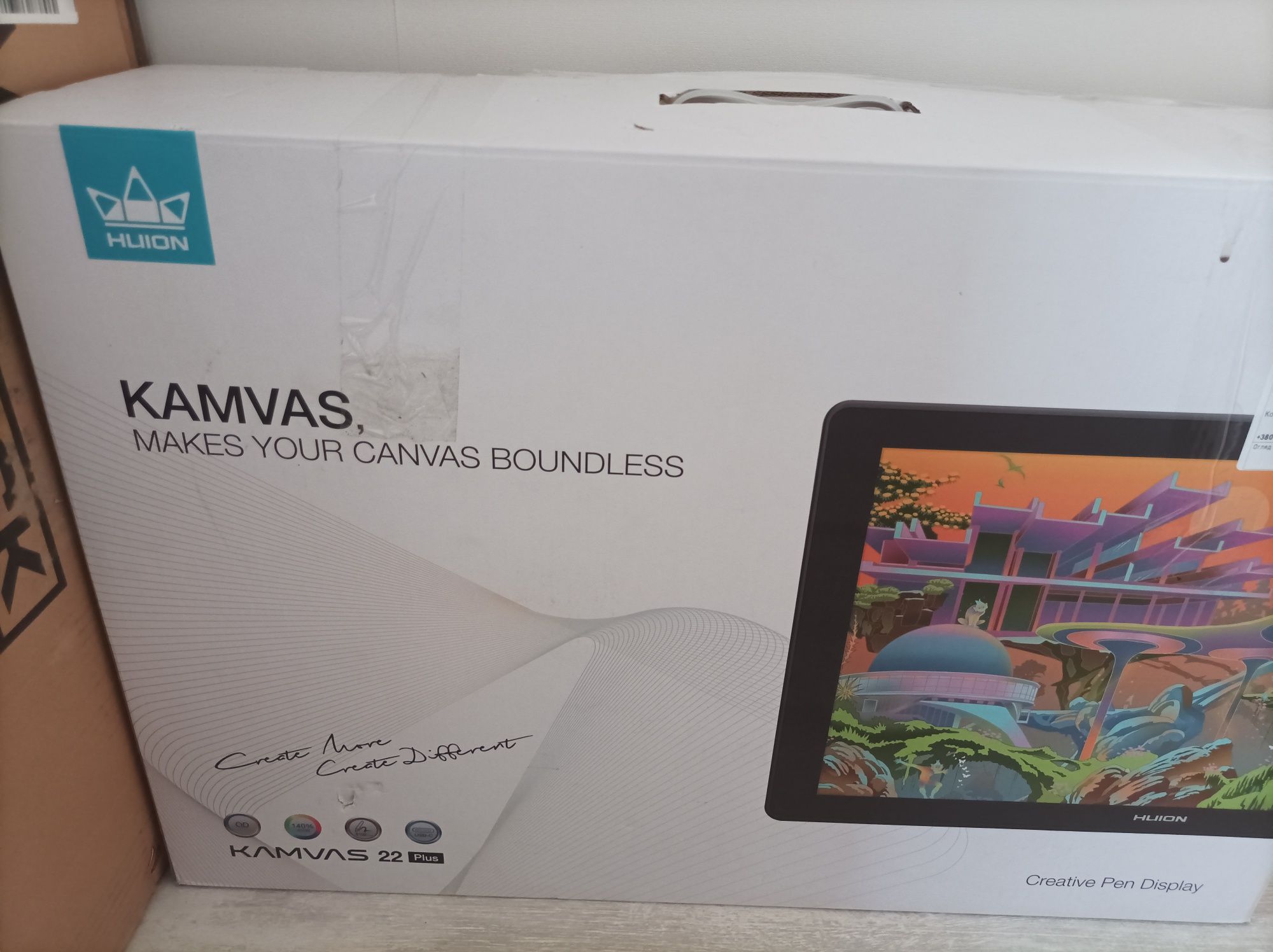 Графічний монітор Huion kamvas 22 plus