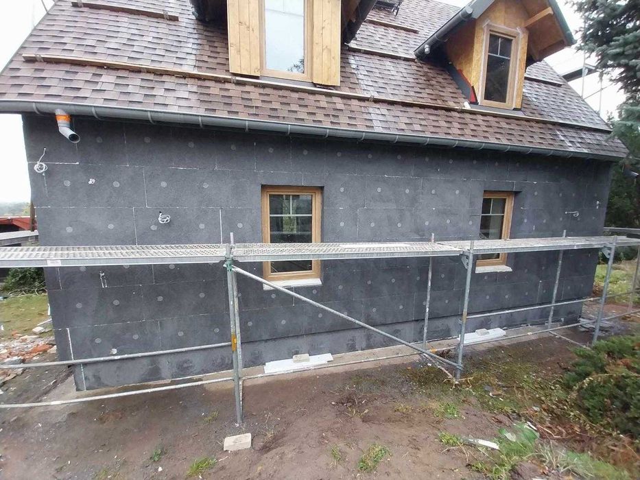 Ocieplenie budynku styropian 15 cm z tynkiem + AUDYT WNIOSEK DOTACJA