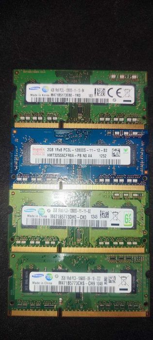 Продам пам`ять SO-DIMM DDR3 10600 (1333) - 12800 (1600) - 2\4 Gb