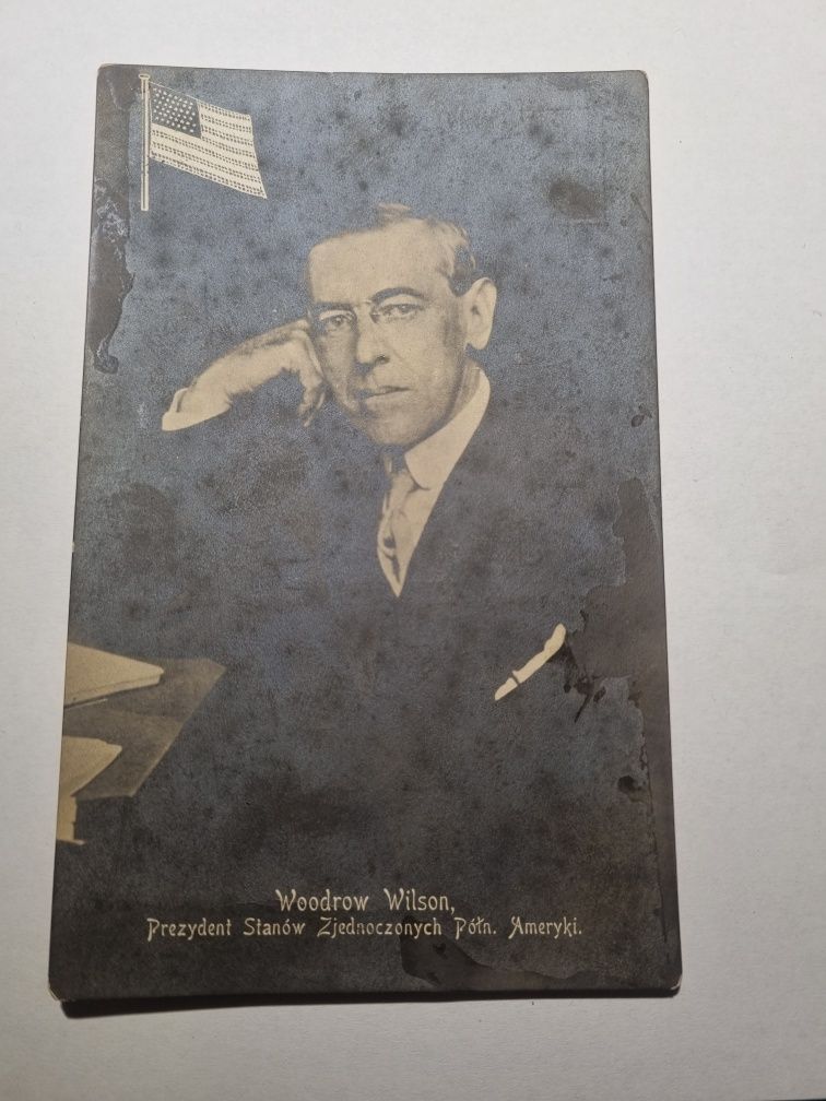 Woodrow Wilson pocztówka