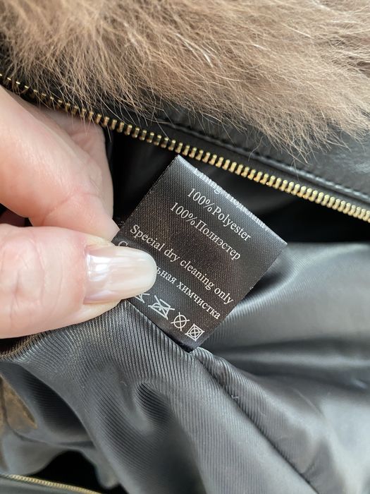 Kurtka skórzana zimowa z futrem