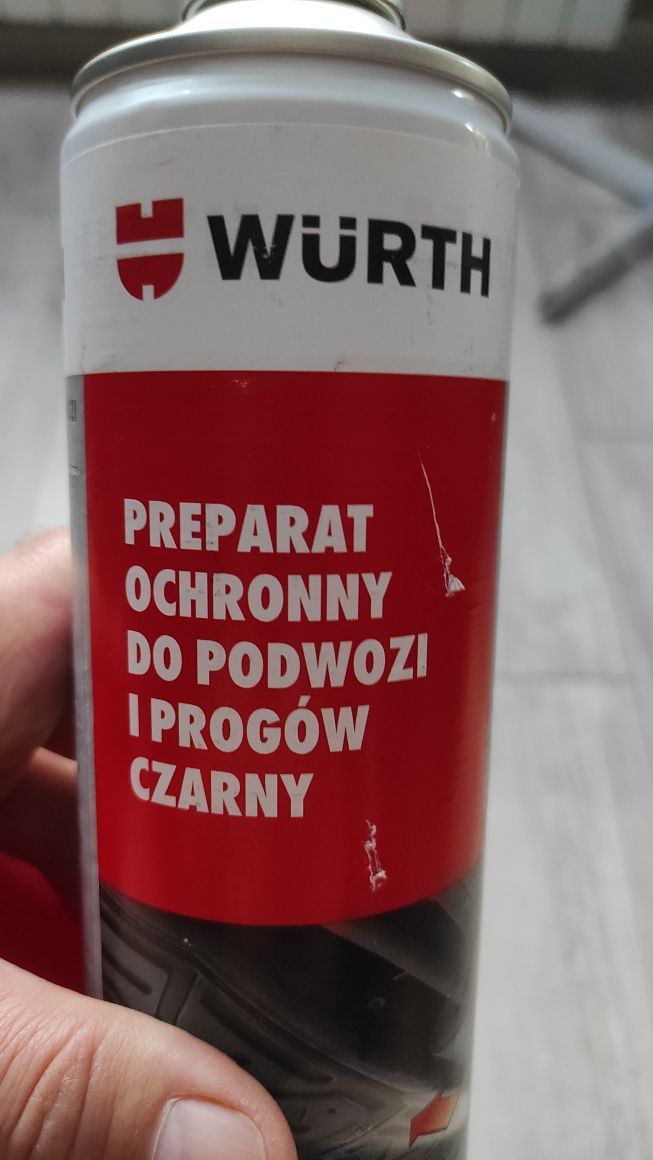 WURTH Preparat ochronny do podwozi i progów czarny