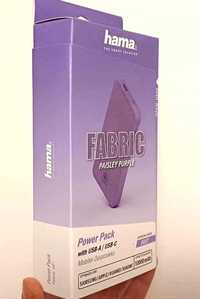 Powerbank Hama Fabric Paisley Purple 10000mAh