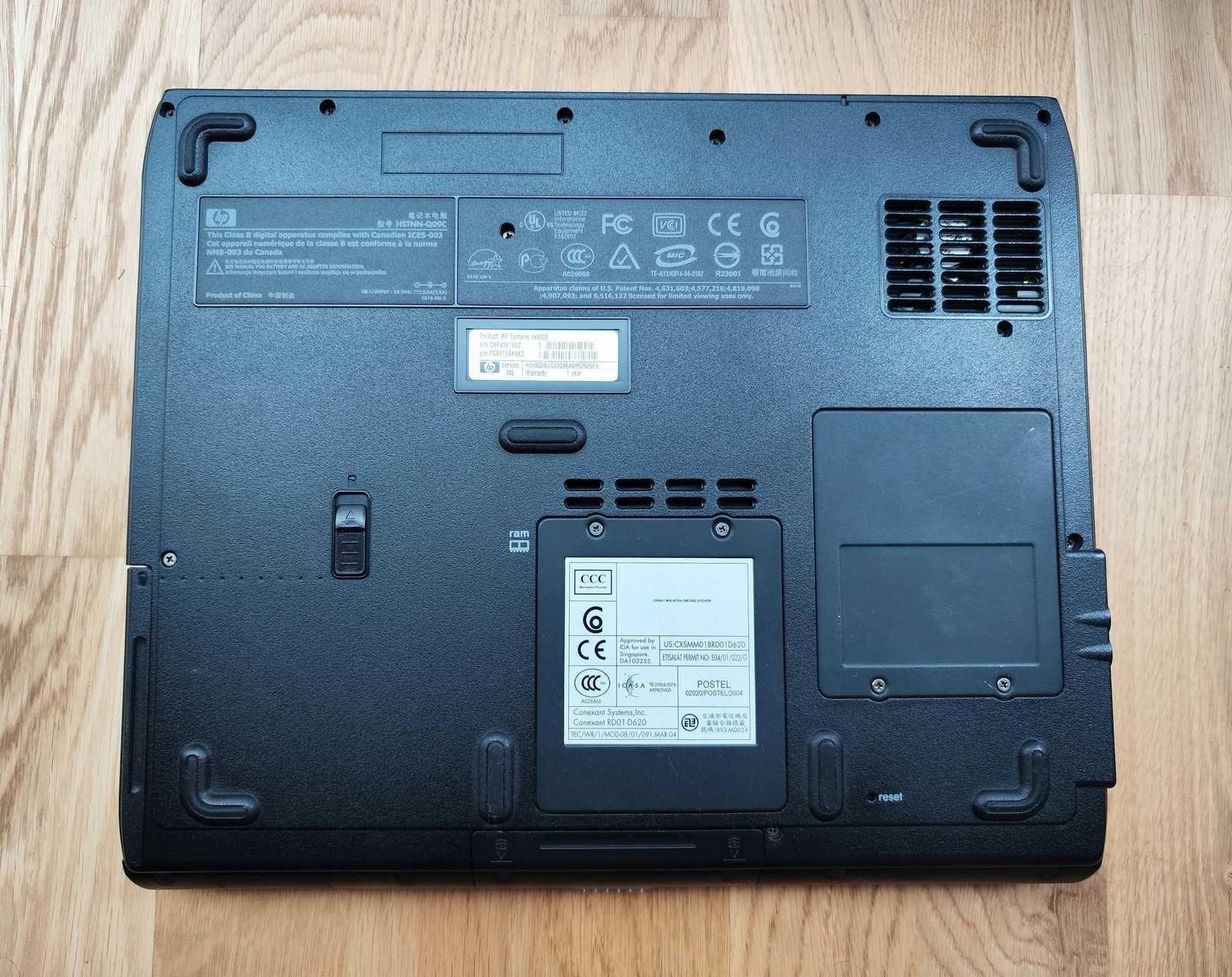 Laptop Notebook HP Compaq nx9020 15' + Adapter WiFi