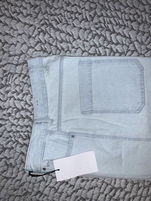 Джинси блакитні жіночі широкі Zara High Rise Loose