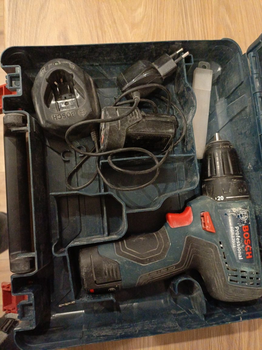 Wkrętarka akumulatorowa Bosch GSR 120-Li Professional akumulator