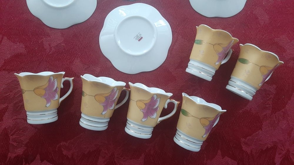 Золотоя Коллекция YAMASEN 24CT JAPAN Кофейные Пары