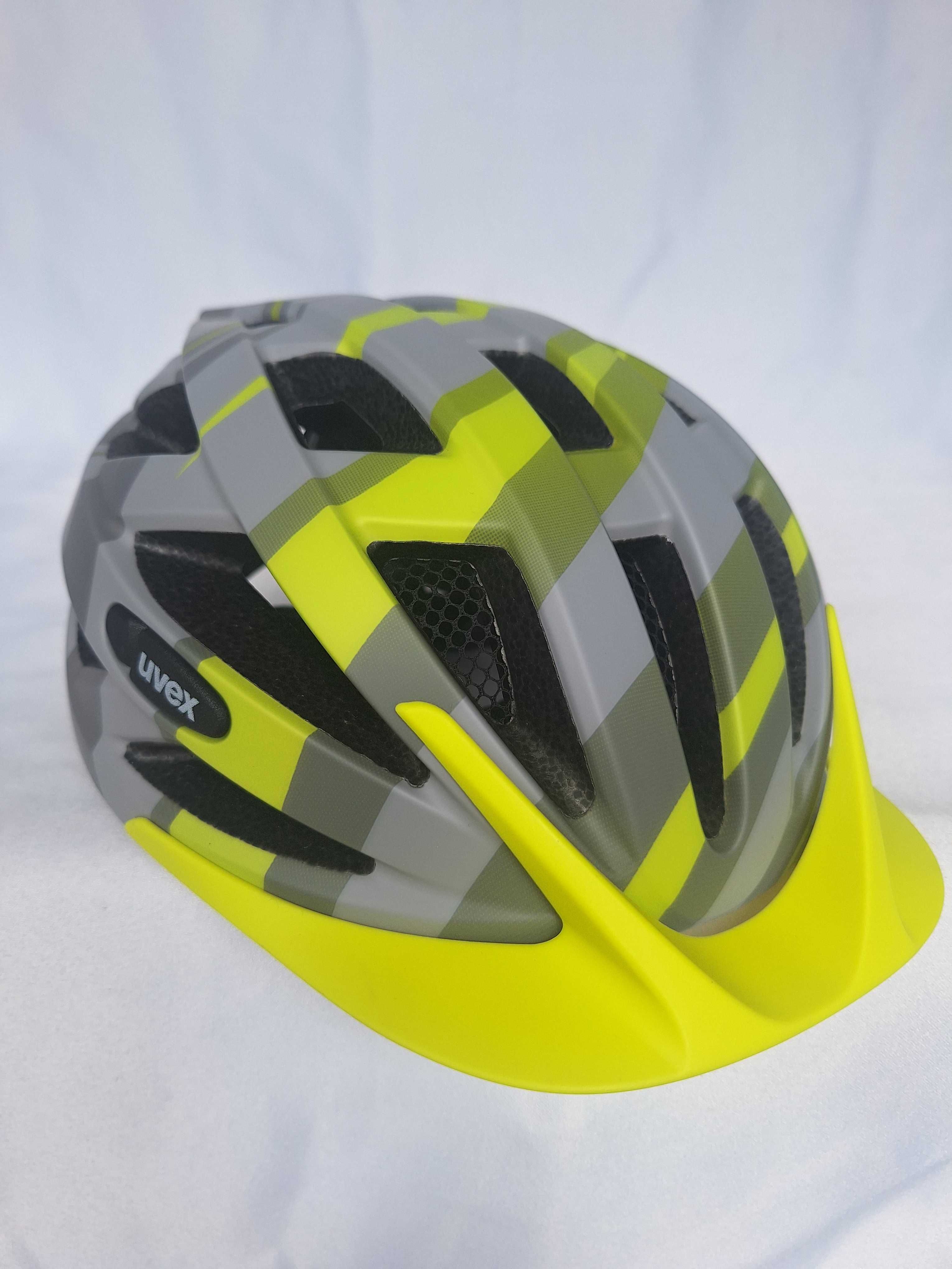 Kask rowerowy Uvex Air Wing cc Grey Lime Mat M 52-57cm