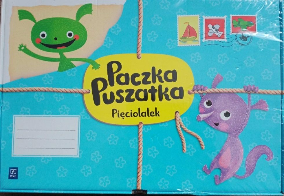 NoWa Paczka Puszatka Pięciolatek Box WSiP Podręcznik przedszk