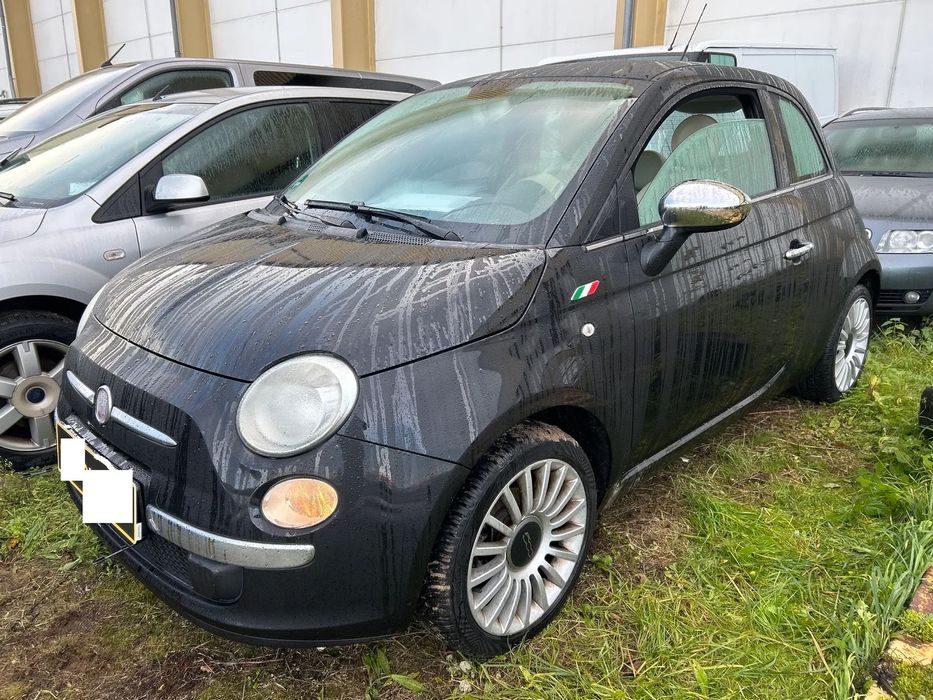 Fiat 500 Szklany dach Klimatyzacja Wspomaganie City