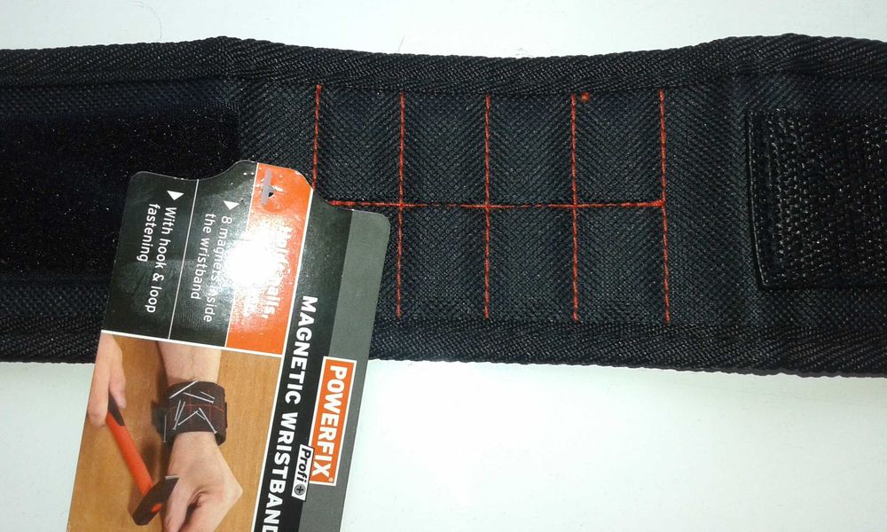 POWERFIX opaska narzędziowa na rękę nadgarstek z magnesem