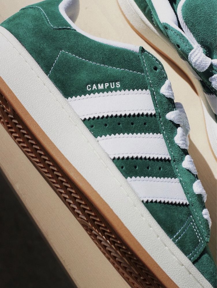 Кросівки кеди Adidas Original Campus 00s зелені адідас кампус оригінал