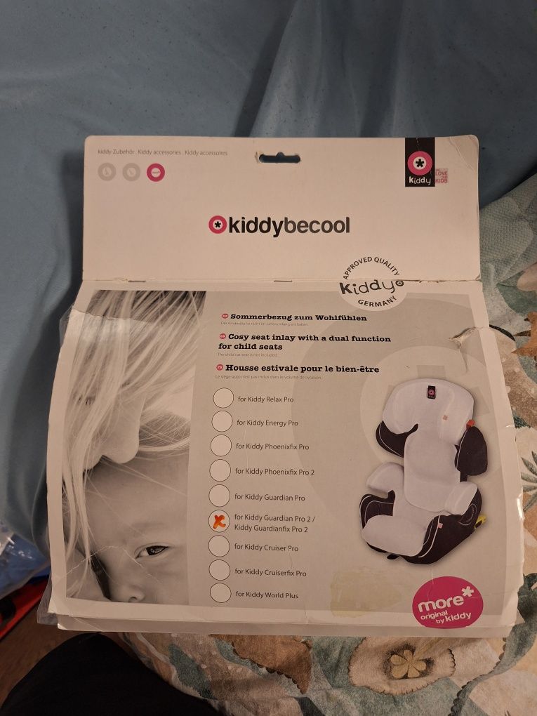 Nowy pokrowiec letni do fotelika kiddy Guardian pro 2 guardianfix