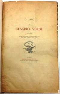 "O Livro de Cesário Verde 1873-86" Cesário Verde 1901 2ª Edição.