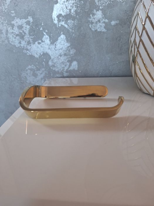 Uchwyt na papier toaletowy gold złoty glamour