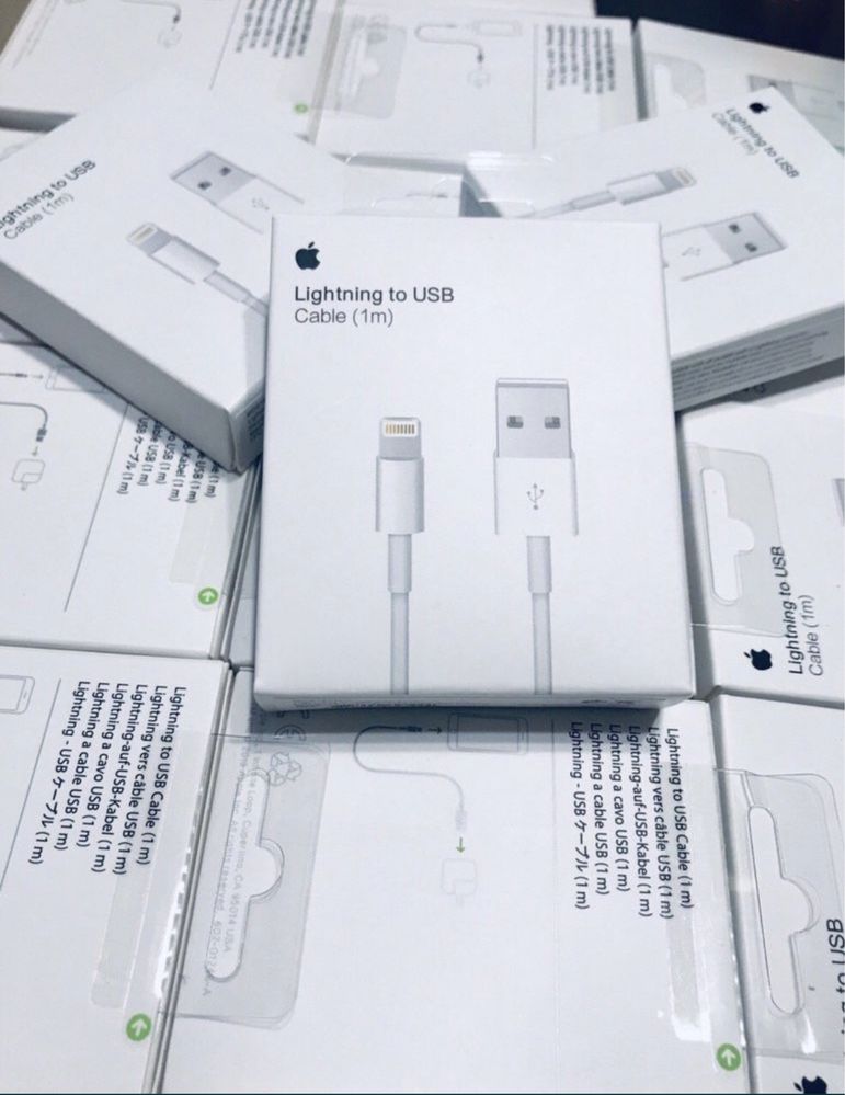 Оригинал Lightning to USB Apple for iPhone кабель для зарядки