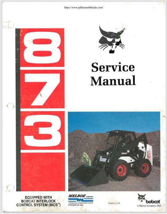 BOBCAT Serwisówki Manuale Paczka PDF Service Manual Części Instrukcje