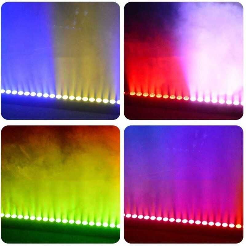 Listwa Belka LED BAR Mocne 24x3W RGB Mix Kolorów Strobo DMX + Pilot