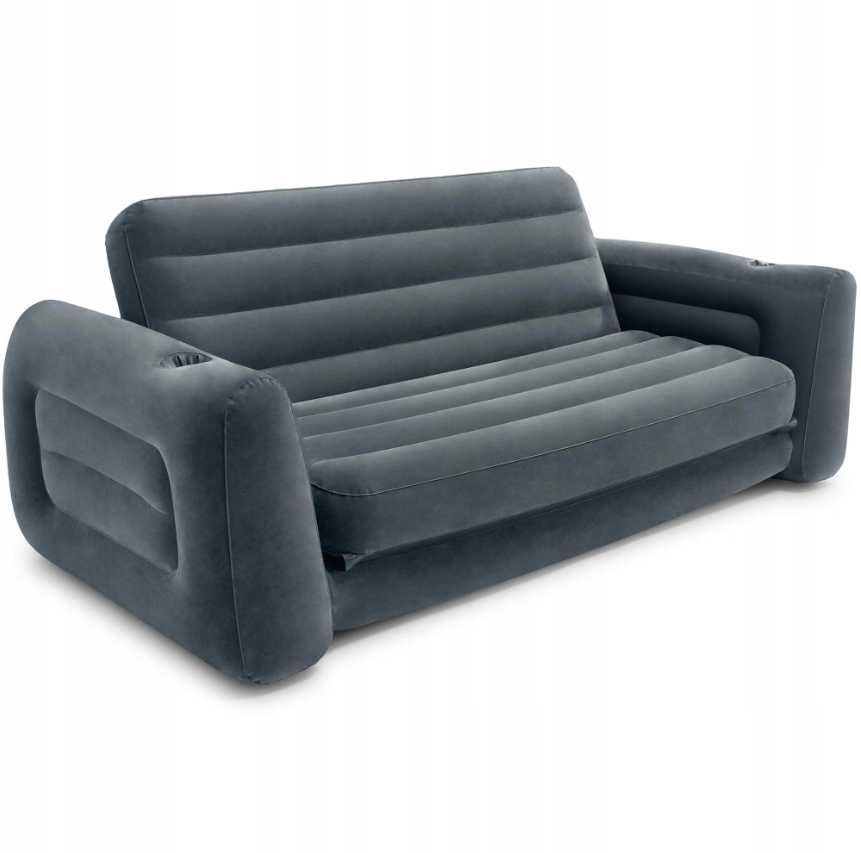 Zestaw Materac Dmuchany Łóżko Sofa Intex Z Pompką 230v