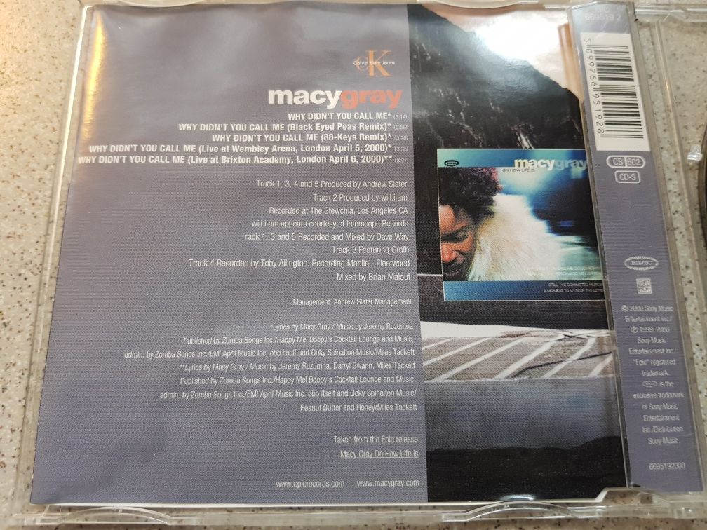 Maxi CD Macy Gray Why Don't You Call Me 2000 Sony