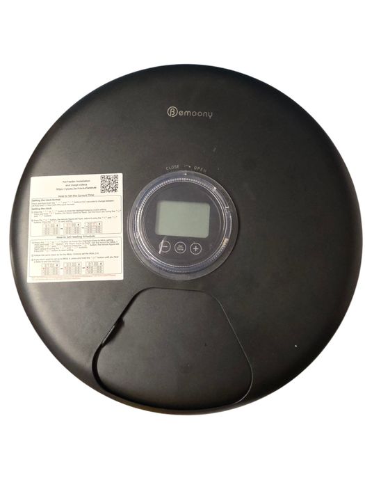 Bemoony Automatyczny 6-komorowy dozownik karmy Petwant F19L (czarny)
