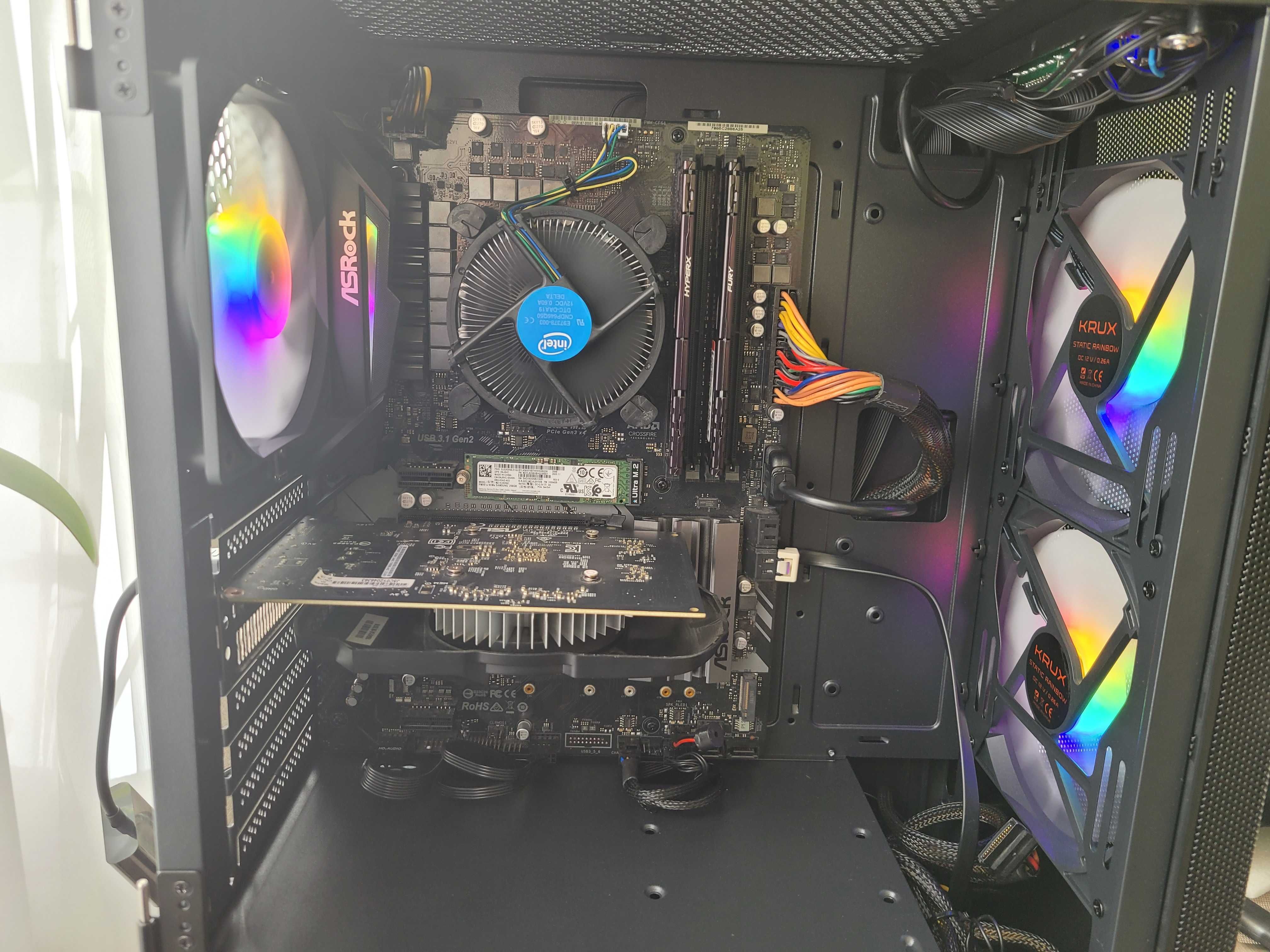 Komputer gamingowy i7 8700, B360, SSD M.2 NVMe, HDD, 16GB, Win11