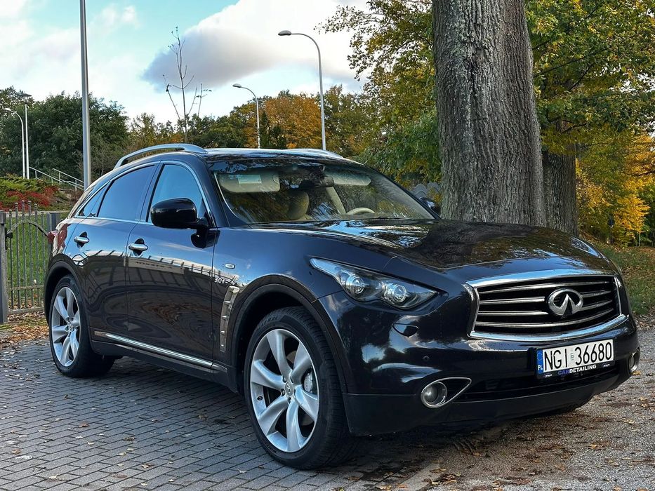 Infiniti QX70 S Premium rej. 2014 r. ,bezwypadkowy, serwisowany, ful opcja, idealny